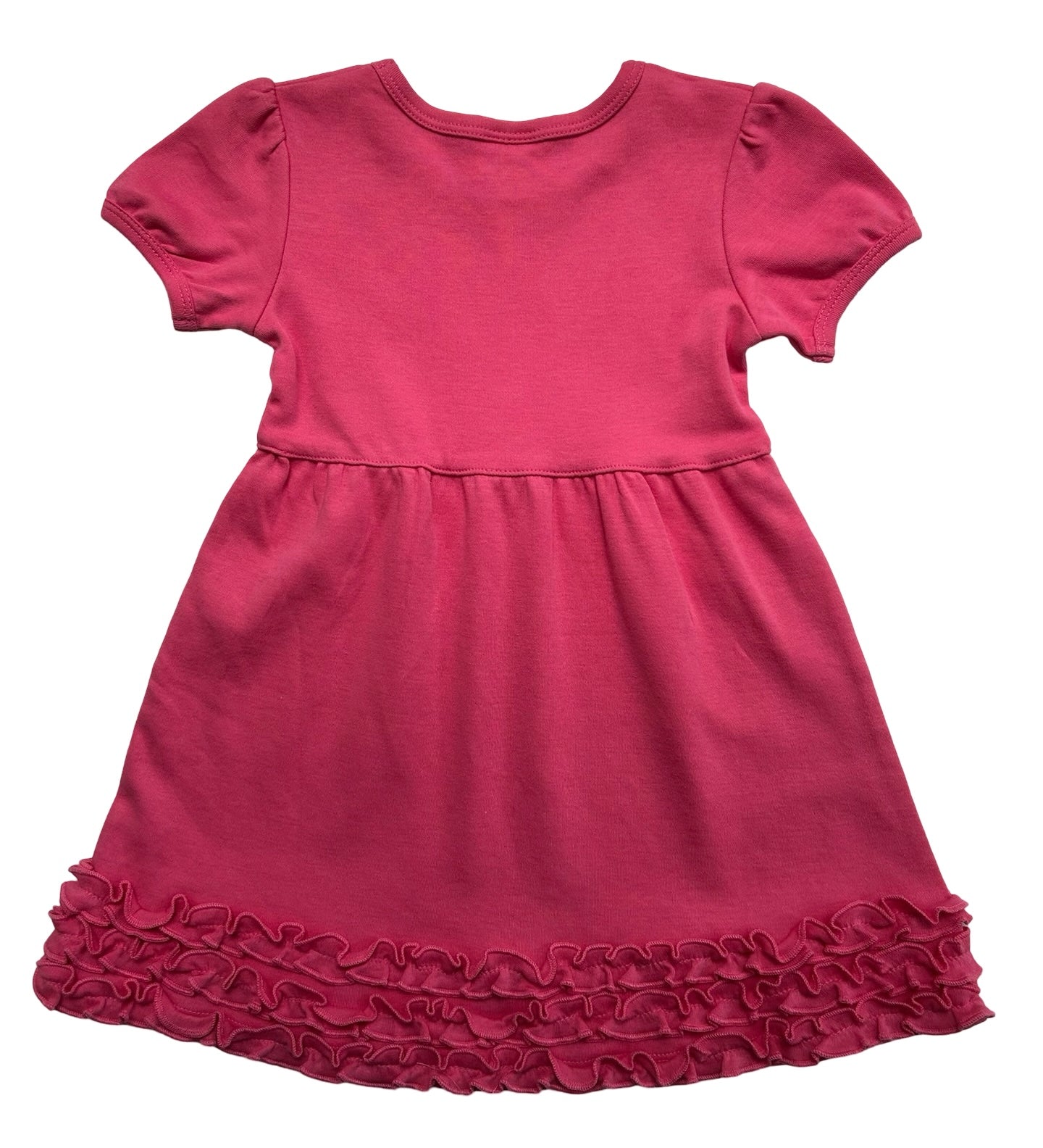2T Toddler Girl ARB Blanks Pink Short Sleeve Ruffle Empire Waist Dress