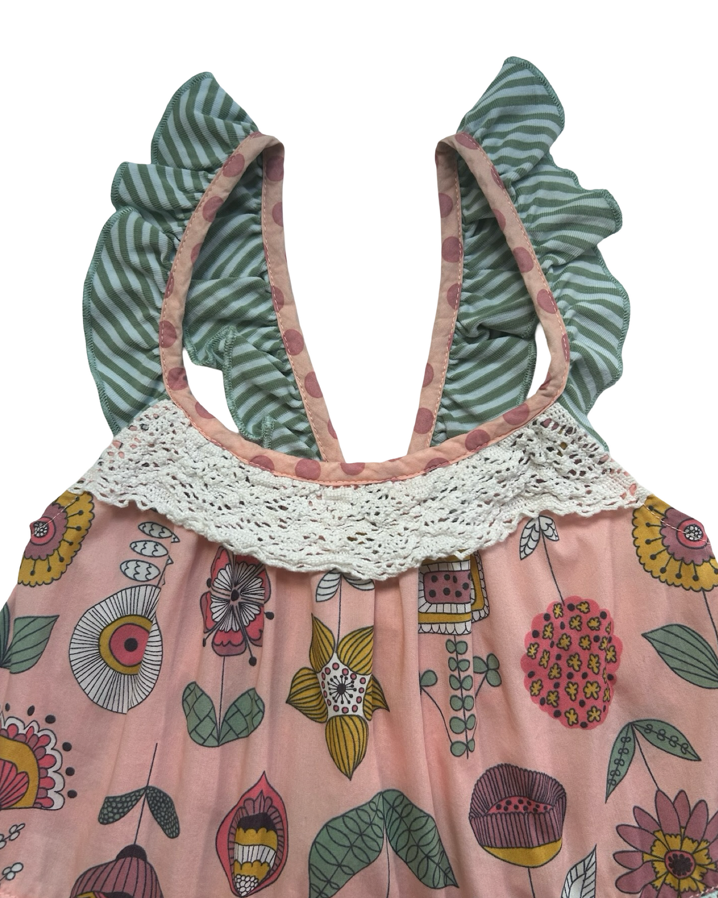 4T Toddlers Girls Matilda Jane Happy And Free Skeeball Tunic Top.