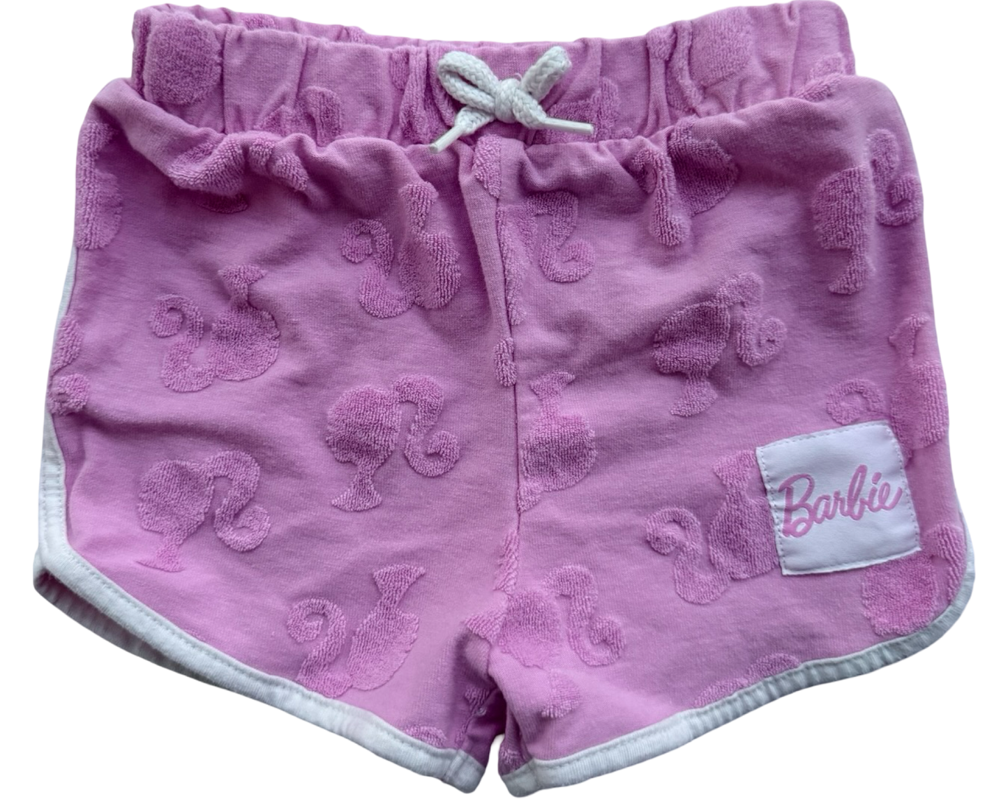 3T Toddler Girls Pink Barbie Retro Shorts