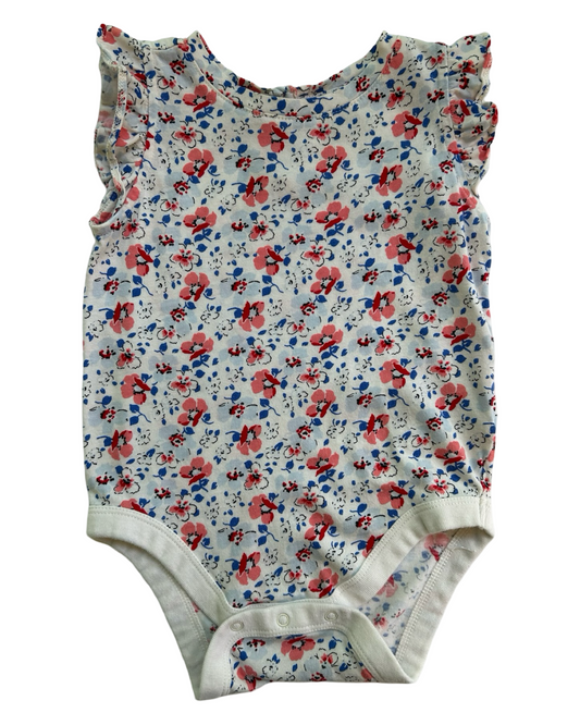 6M-12M Baby Girl Baby Gap Floral Onesie