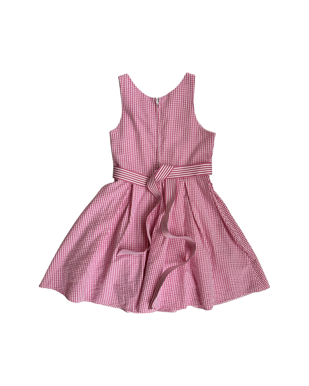 Youth Girls Size 12 Pink Gingham Rare Editions Dress