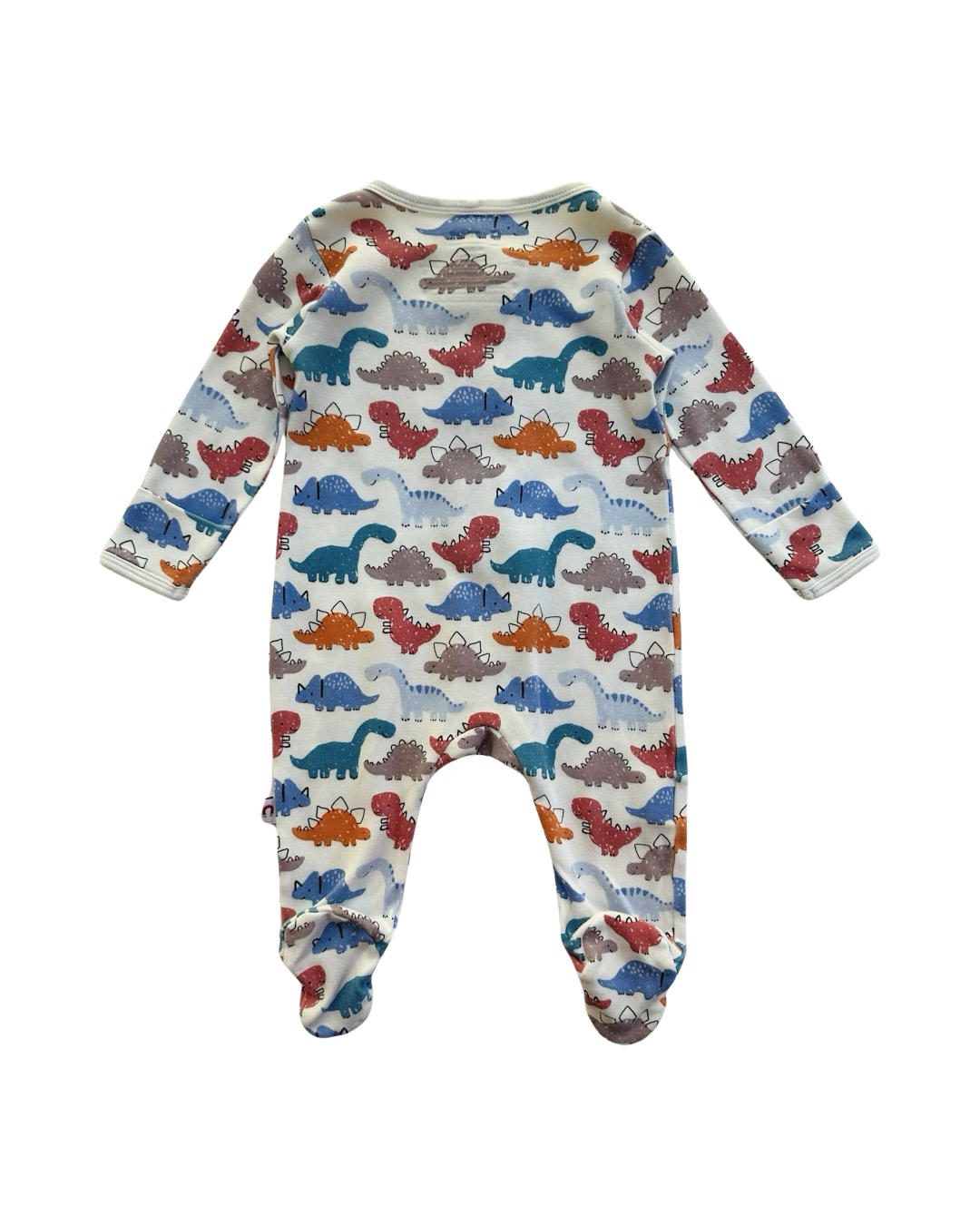 0-3M Baby Boy E=MC2 Magnetic Dinosaur Sleeper PJs