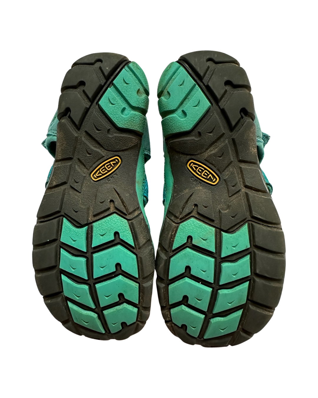 Youth Girls Size 1 Teal Keens WaterProof Shoes Sandals