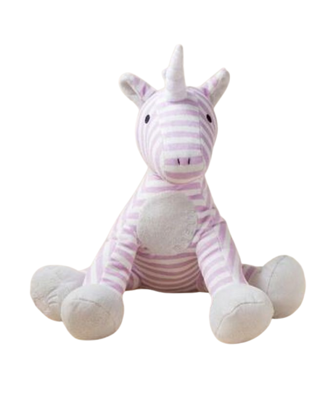 Bella Tunno Poetic Plush Purple White Stripes 14” Unicorn Dream Lovey