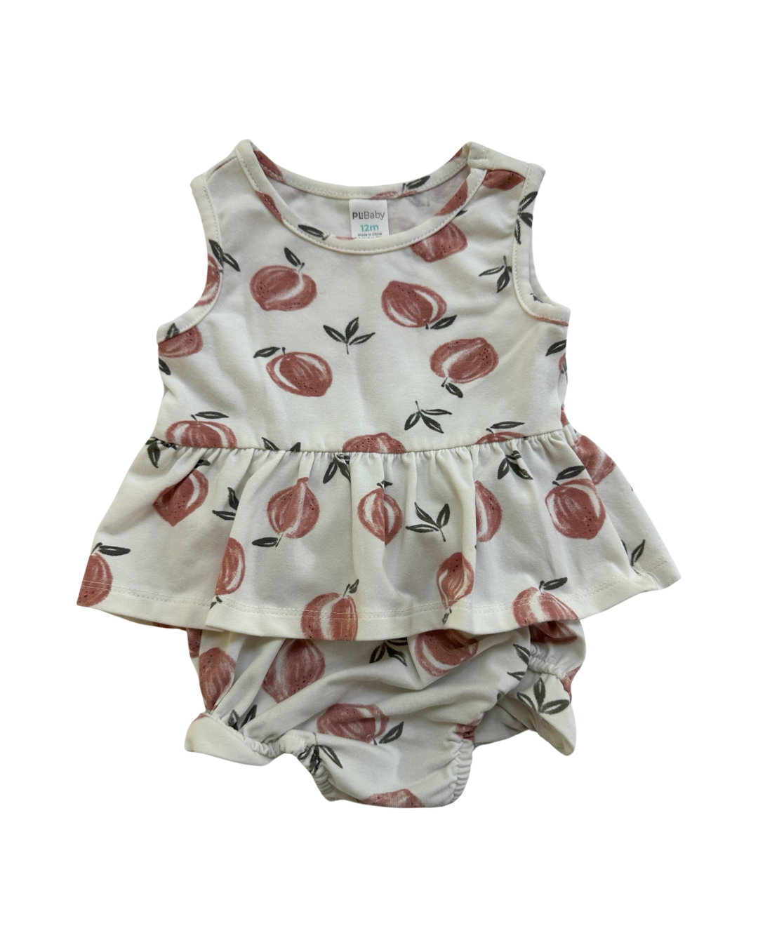 12M Baby Girl PL Baby Peaches 3pc Set