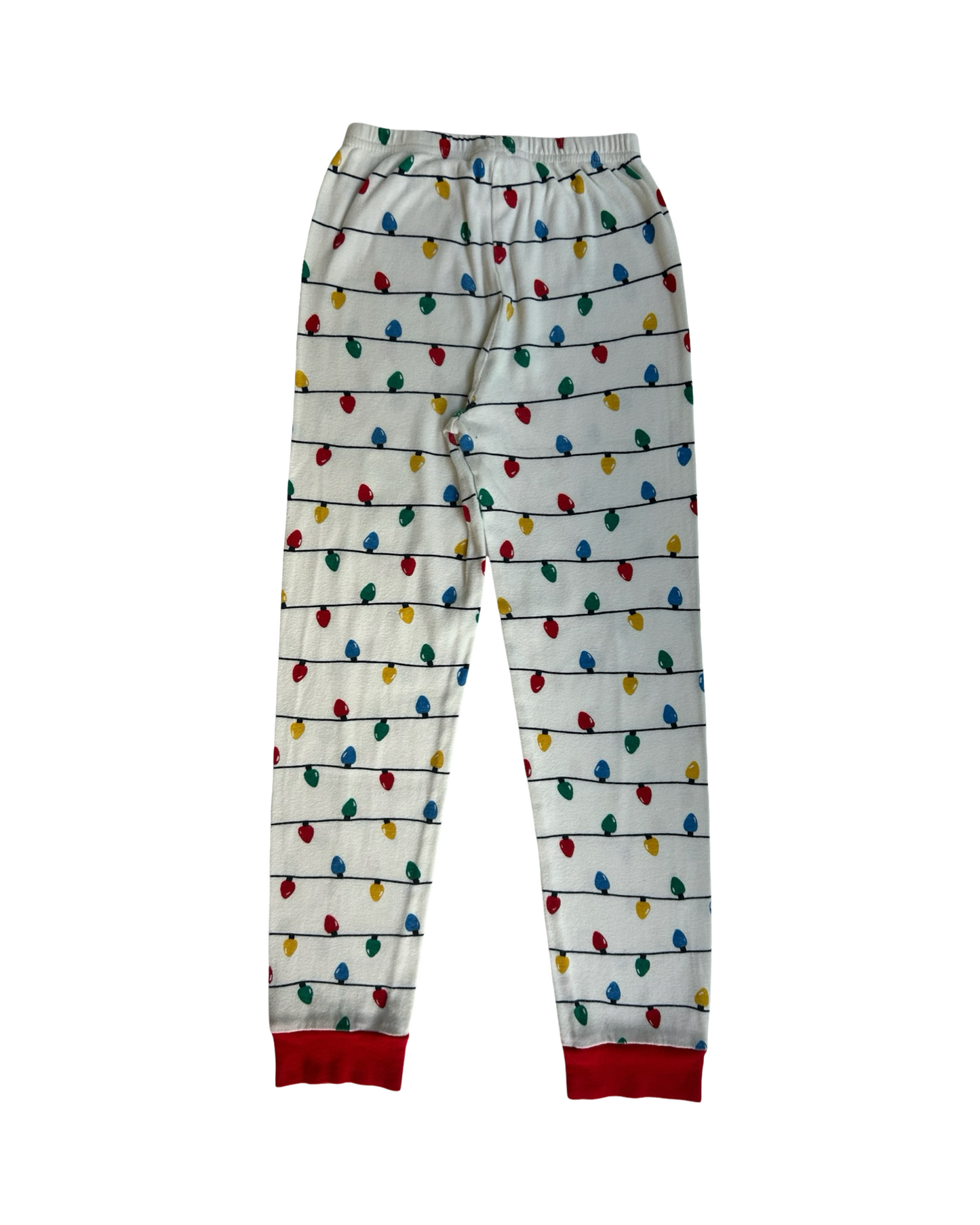 8T Toddler Boys Gymboree Christmas Lights Gymmies Cotton Pjs 2 Piece Set Sleepwear.