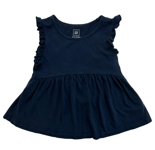 12M-18M Baby Girls Baby Gap Ruffle Tank Top Dress.