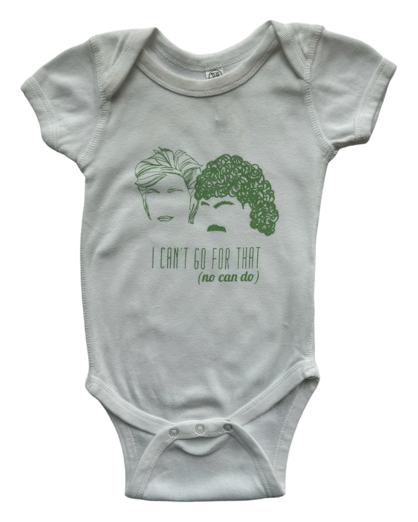 18M Toddler Boy Rabbit Skins I CAN’T GO FOR THAT (no can do) Print Romper