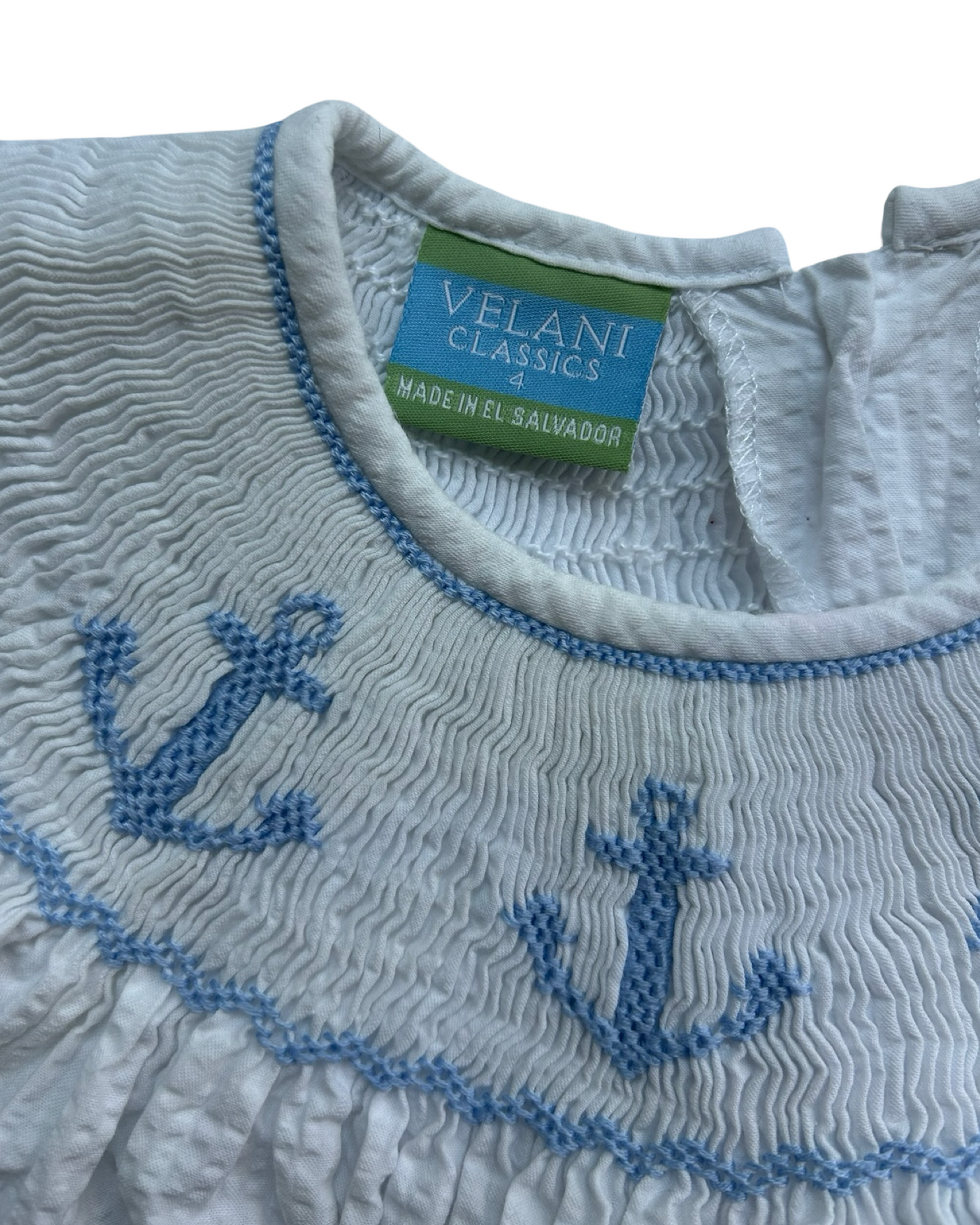 4T Toddler Girls Velani Classics Smocked Dress.