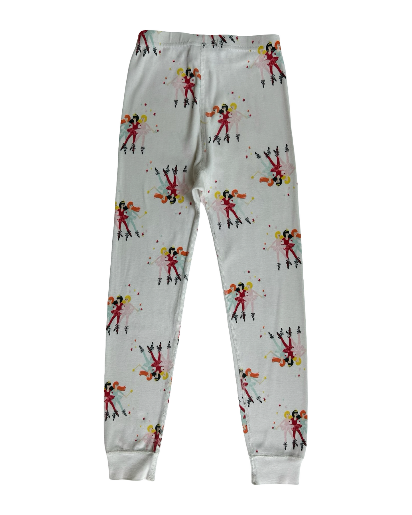 6T-7T Toddler Girl Hanna Andersson Holiday Print Christmas PJs