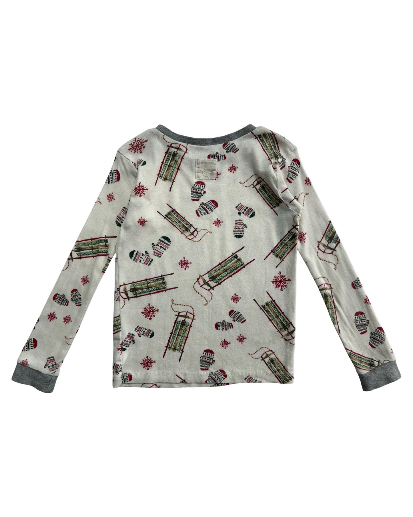 4T Toddler Girls/Boys (UNISEX) Burt’s Bees Kids Winter Christmas Organic Cotton 2 Piece Pjs Set