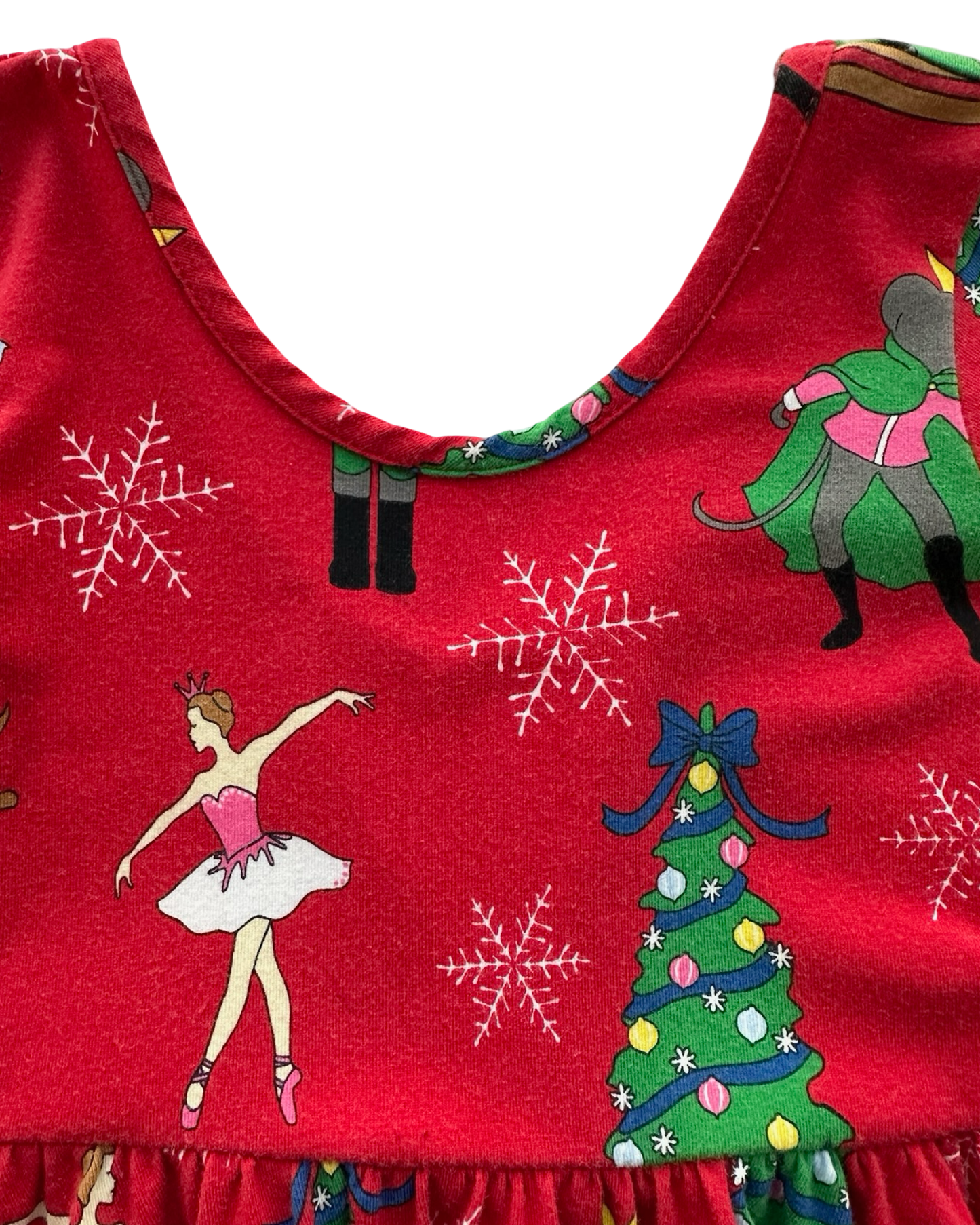 4T - 5T Toddler Girls Eleanor Rose Christmas Joy Holiday Long Sleeve Knit Dress