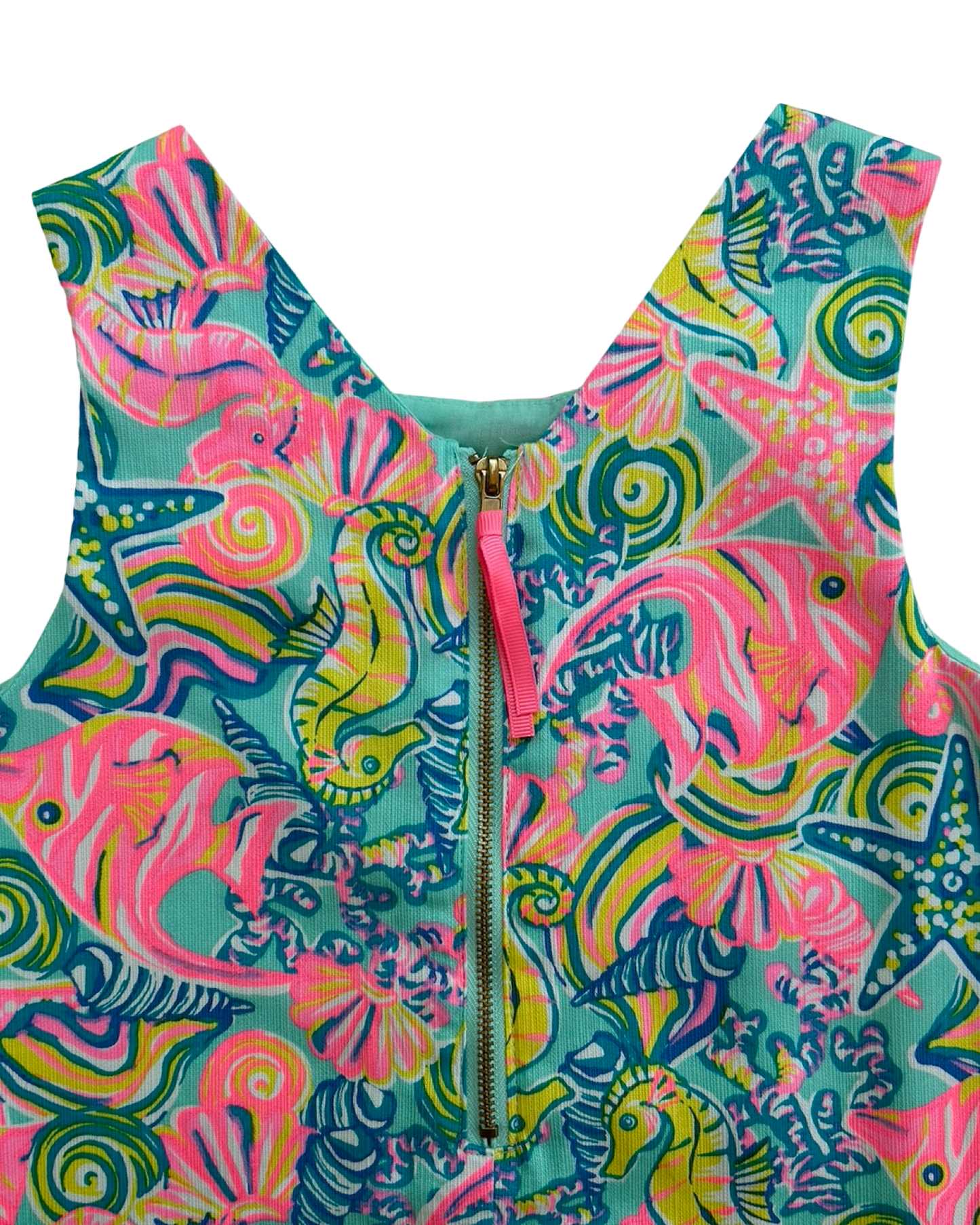 6T Toddler Girls Sigrid Olsen Kids Colorful Sea Life Print Dress
