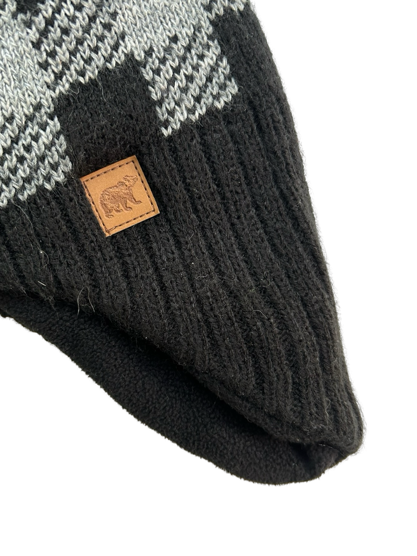 One Size Kids Wonder Nation Beanie Winter Knit Hat Cap Bear Logo.