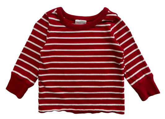 6M-12M Hanna Andersson Baby Girl’s Long Sleeve Top Striped