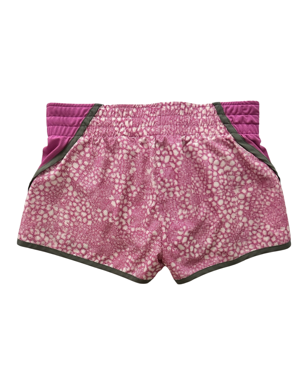 Women’s Size Small Pink/ Purple / White Nike Dri-Fit Pixel Graphic Athletic Running Shorts