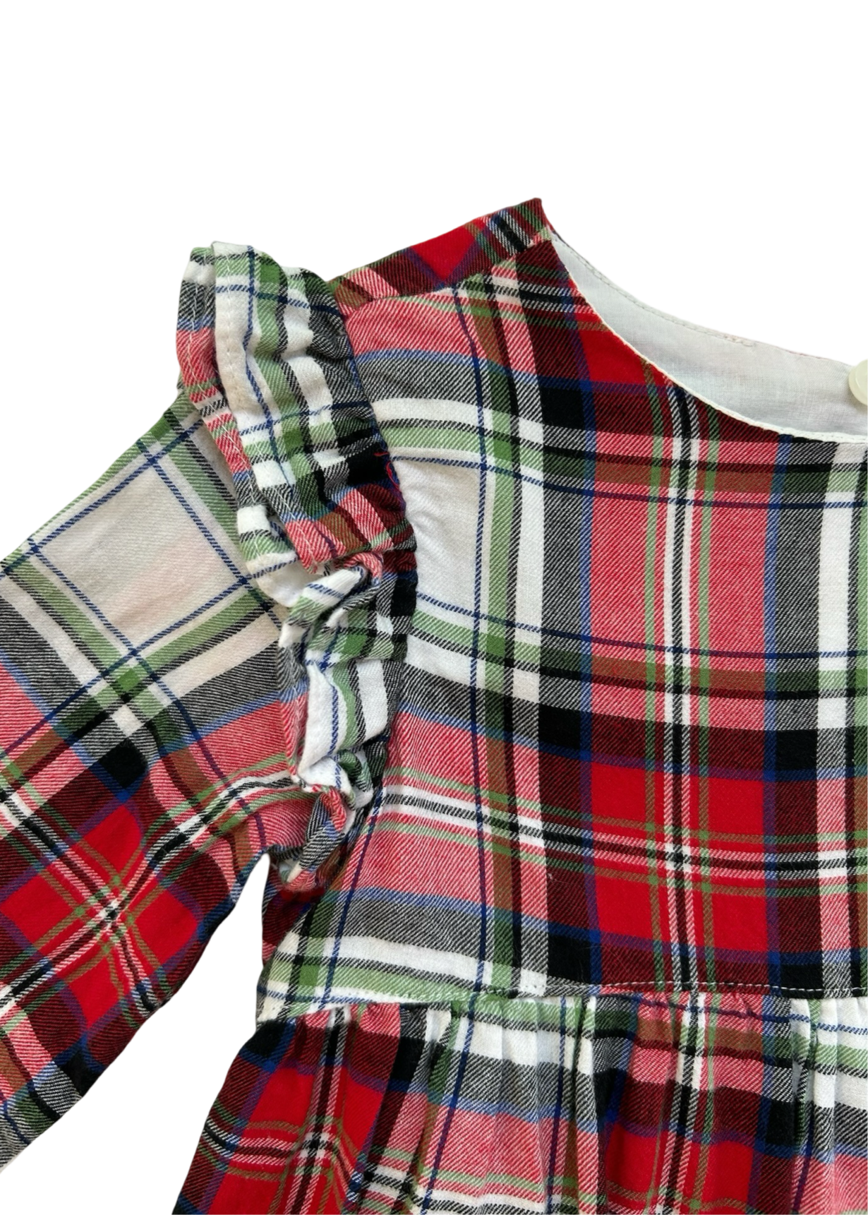4T Toddler Girls Cat & Jack Plaid Christmas Dress