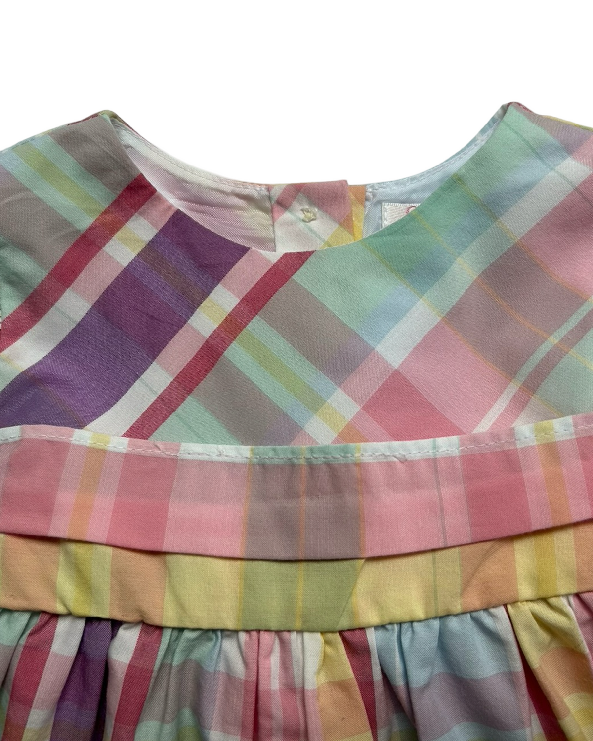 3M Baby Girl Chaps Spring Plaid Dress with Bloomers