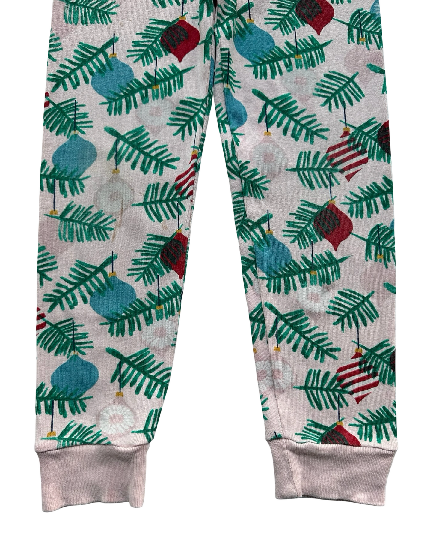 4T Toddler Girls Gymboree Holiday Print Christmas Pajamas 2 Pieces Set.