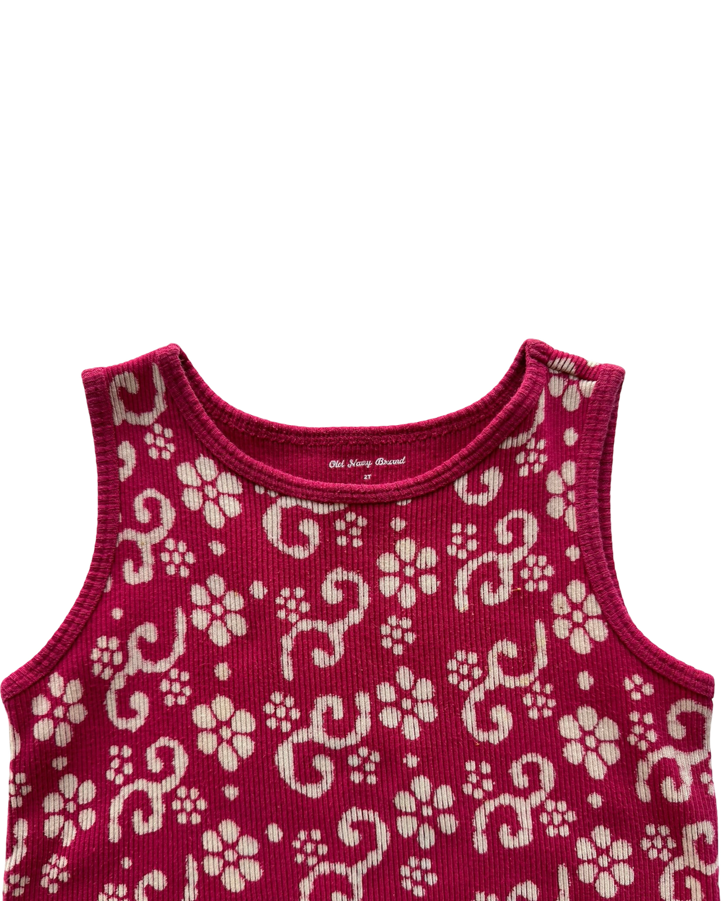 2T Toddler Girls Old Navy Floral Tank Top.