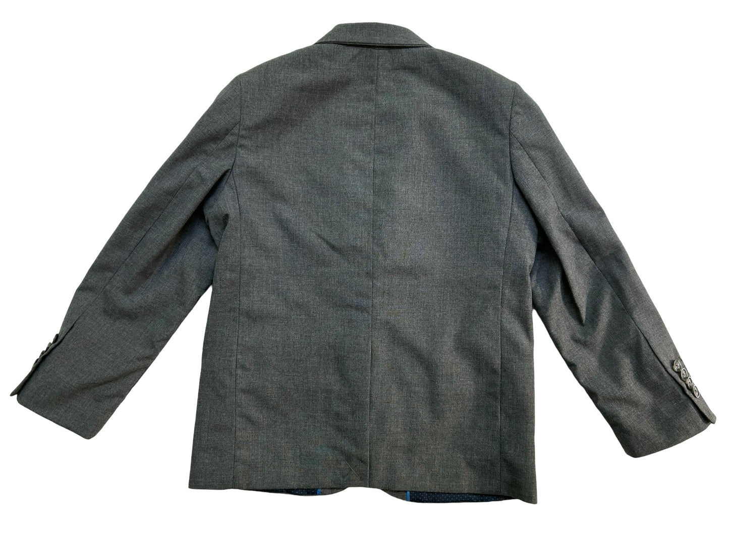 7Y Youth Boys Cat & Jack Button Suit Jacket Charcoal Gray Pockets