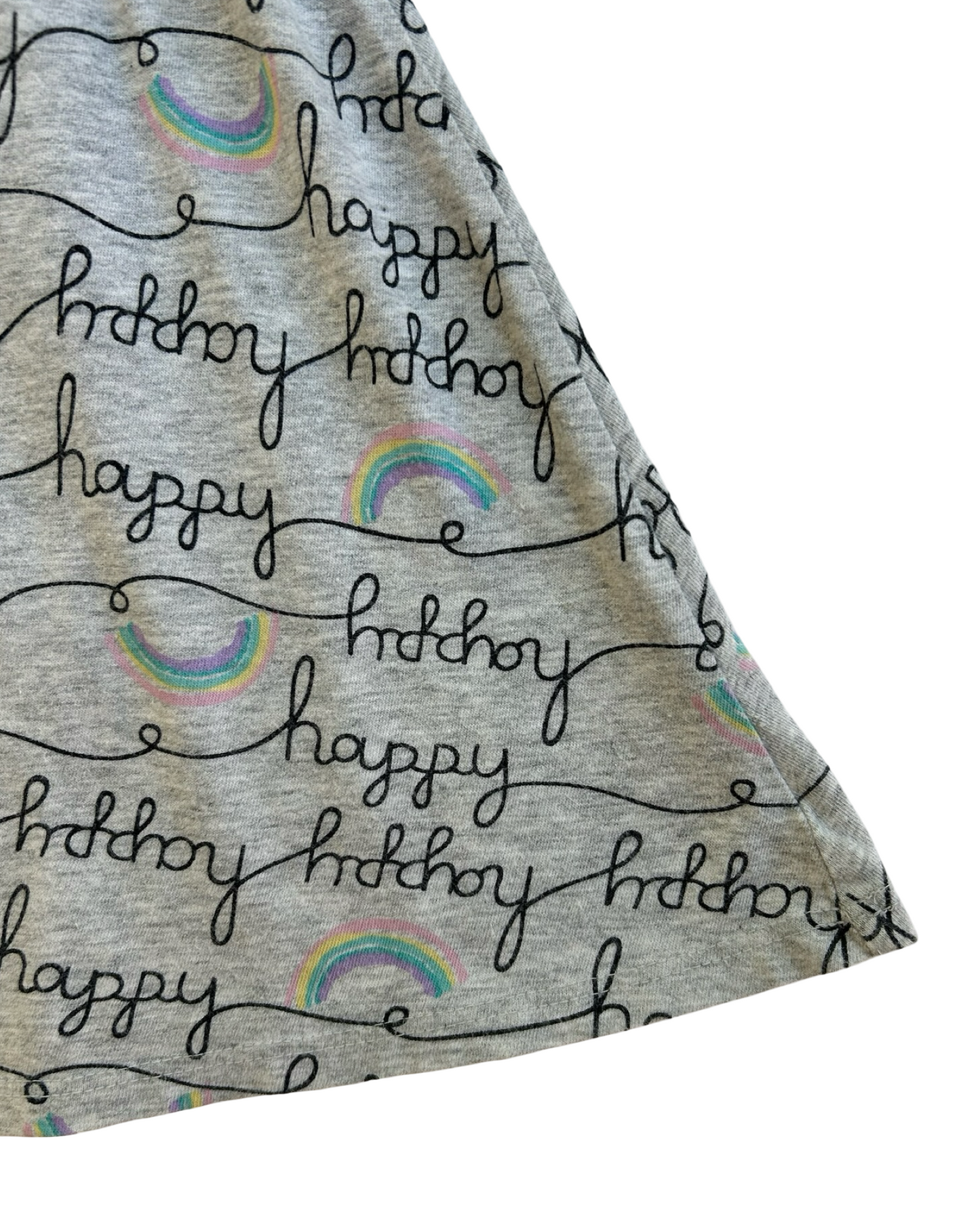 4T  Toddler Girls Jumping Beans Happy Rainbow 🌈 Short Sleeve Dress