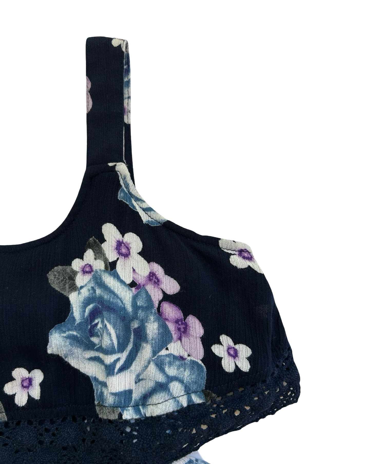 6T Toddlers Girls Justice Floral Jumpsuit Romper.