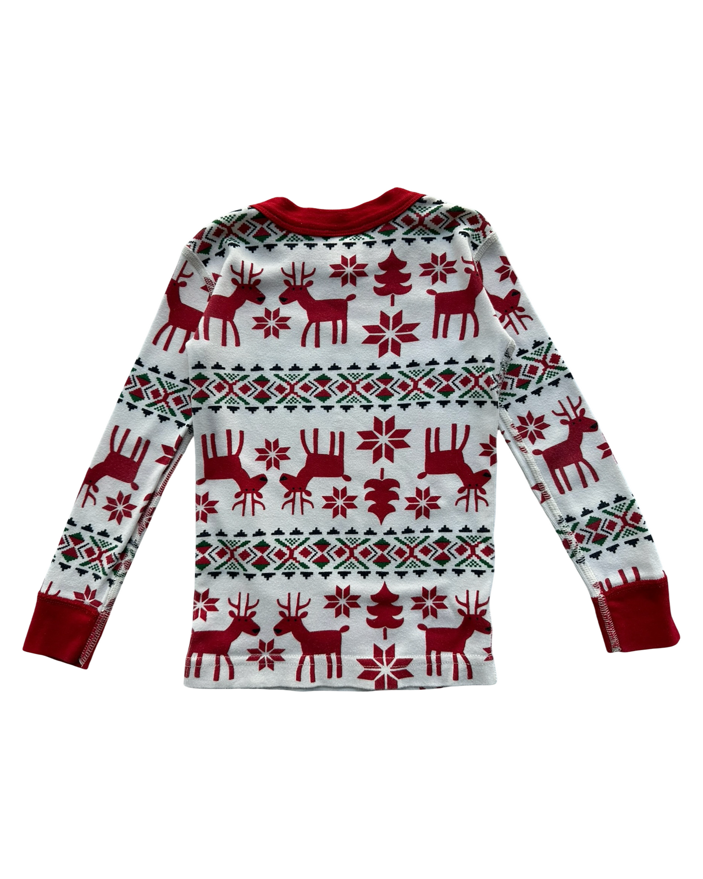 3T Toddler kids (Unisex) Hanna Andersson Dear Dear Organic Cotton Christmas Pjs 2 Pieces Set