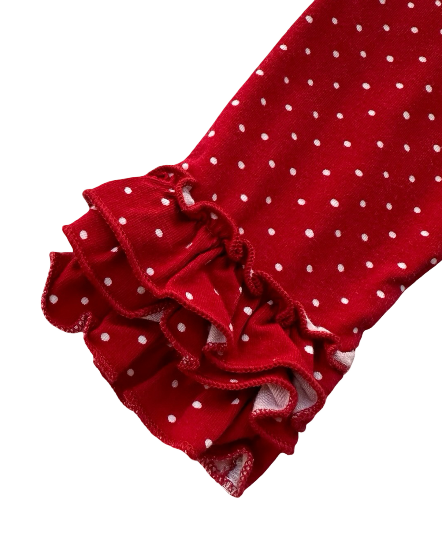 4T - 5T Toddler Girls Eleanor Rose Rhonda Polka Dots Santa Snow Christmas  Long Sleeve Dress