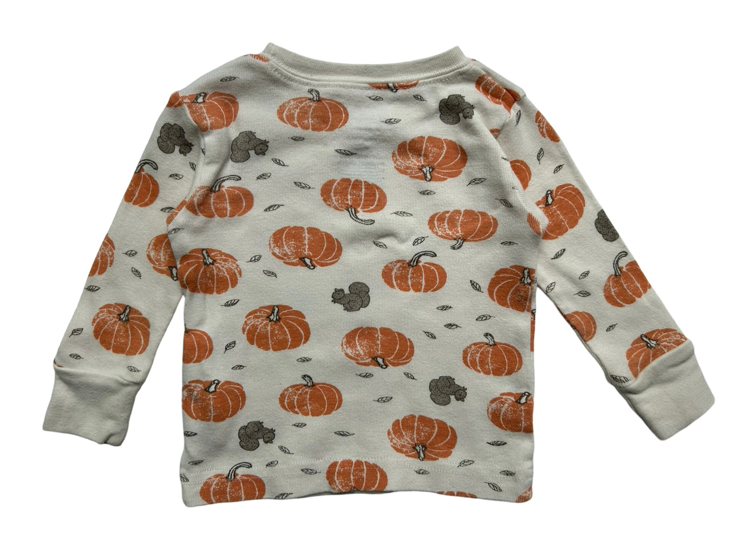 6M Baby Girl Little Planet Organic By Carters Pumpkin Pajamas Set