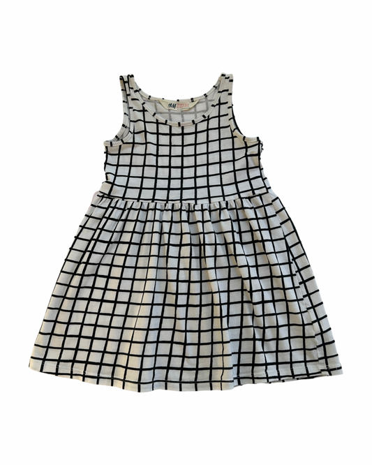 2T / 3T Toddler Girl H&M Black Geometric Play Dress