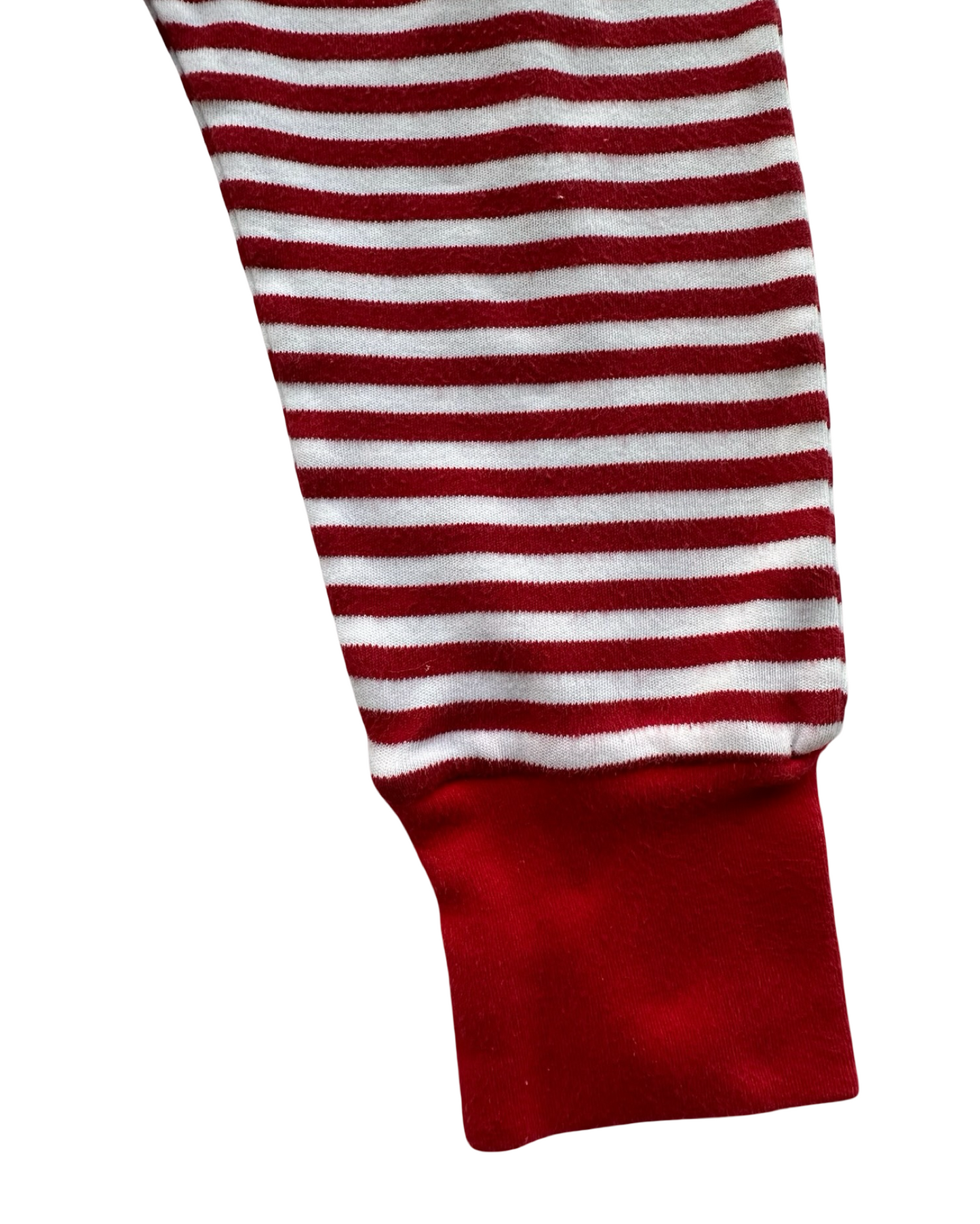 3M - 6M Baby Boy Squiggles Striped Christmas PJs 2 pc set