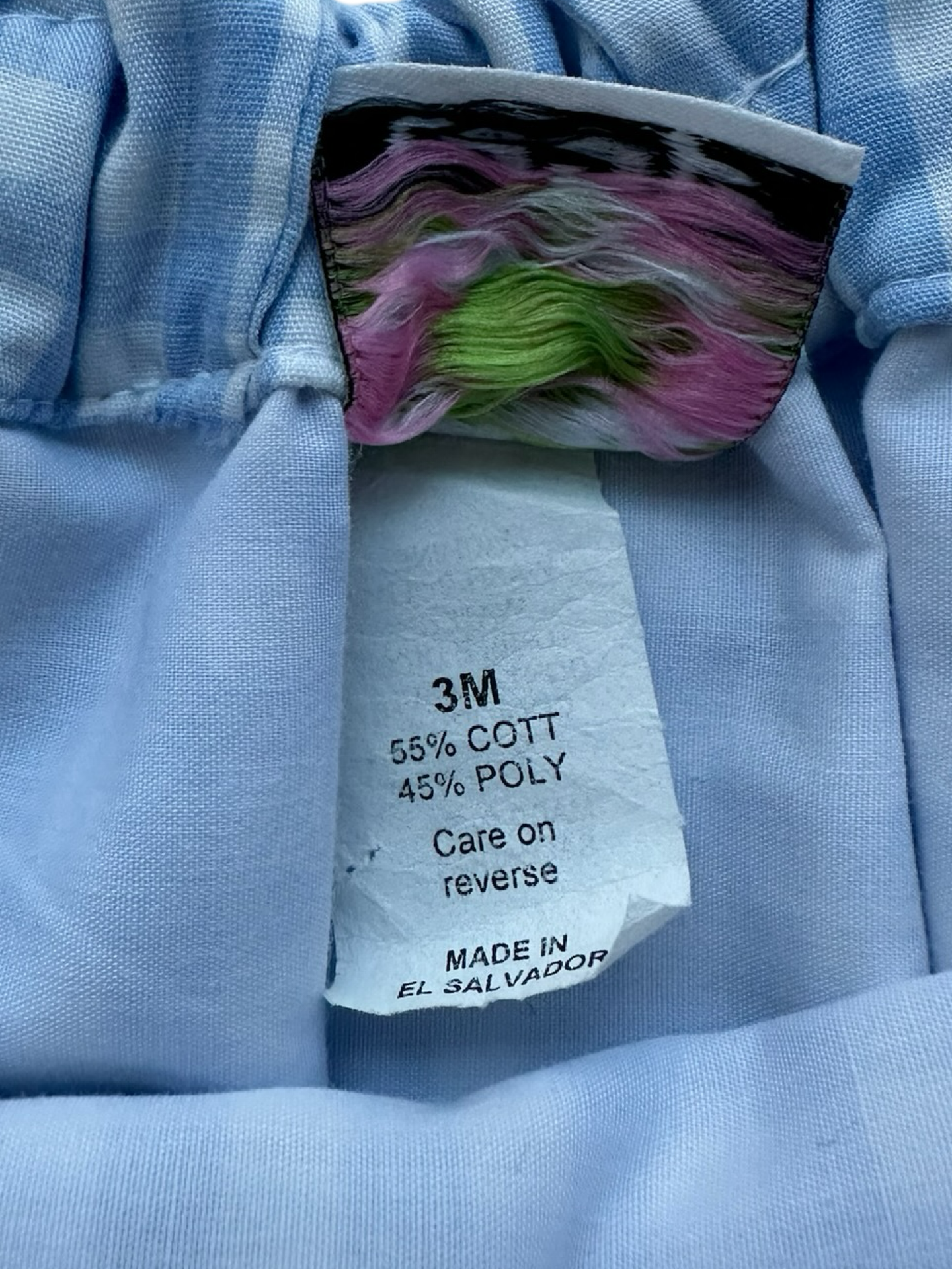 3M Baby Boy Cecil & Lou Light Blue / White Gingham Bubble Romper