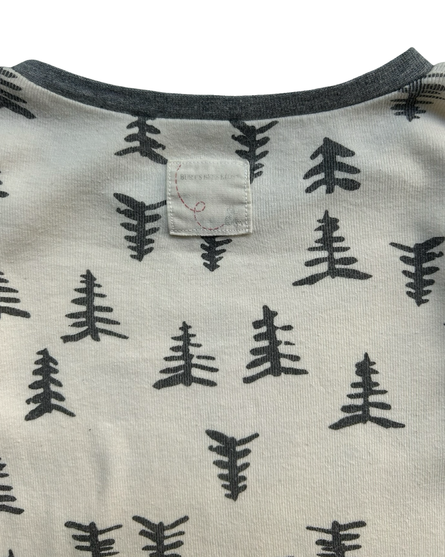 4T Toddler Girls/Boys (UNISEX) Burt’s Bees Kids Trees Organic Cotton 2 Piece Pjs Set