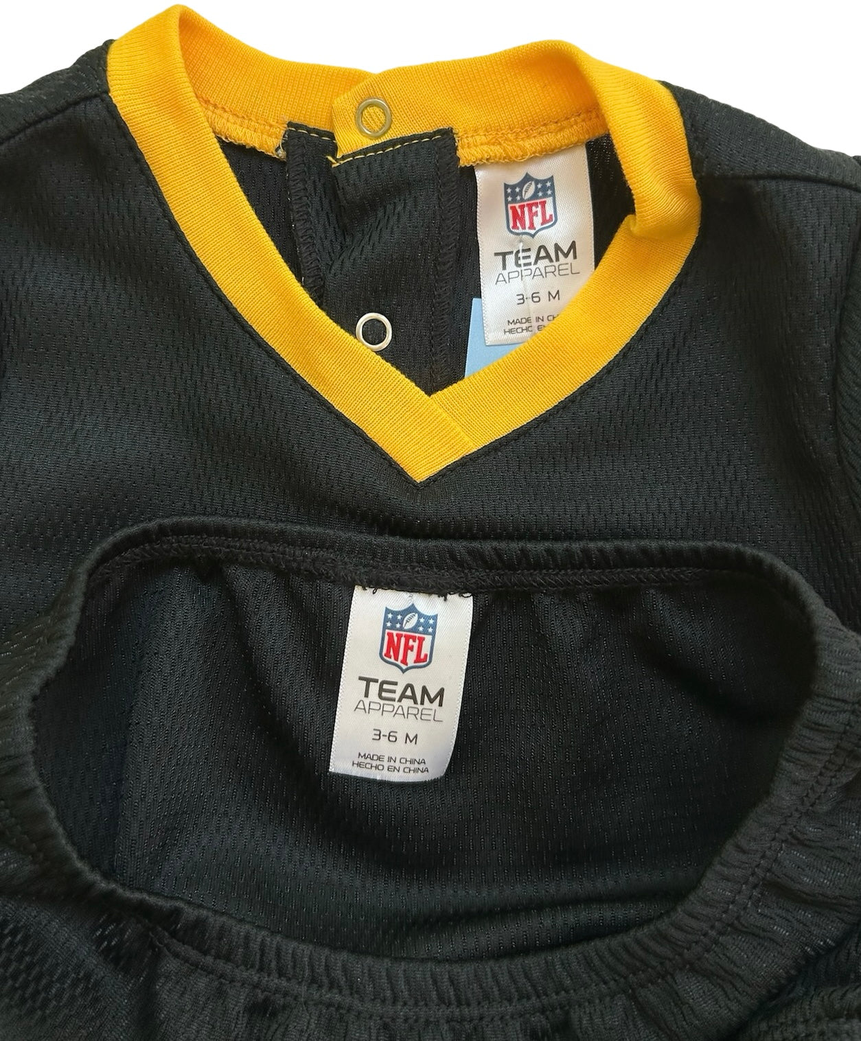 3-6M Pittsburg Steelers Dress And Bloomers Outfit 2 Pieces Set