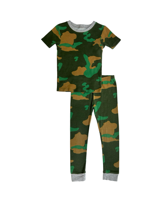 5T Toddler Boys Carter’s Camo Pajamas 2 Piece Set
