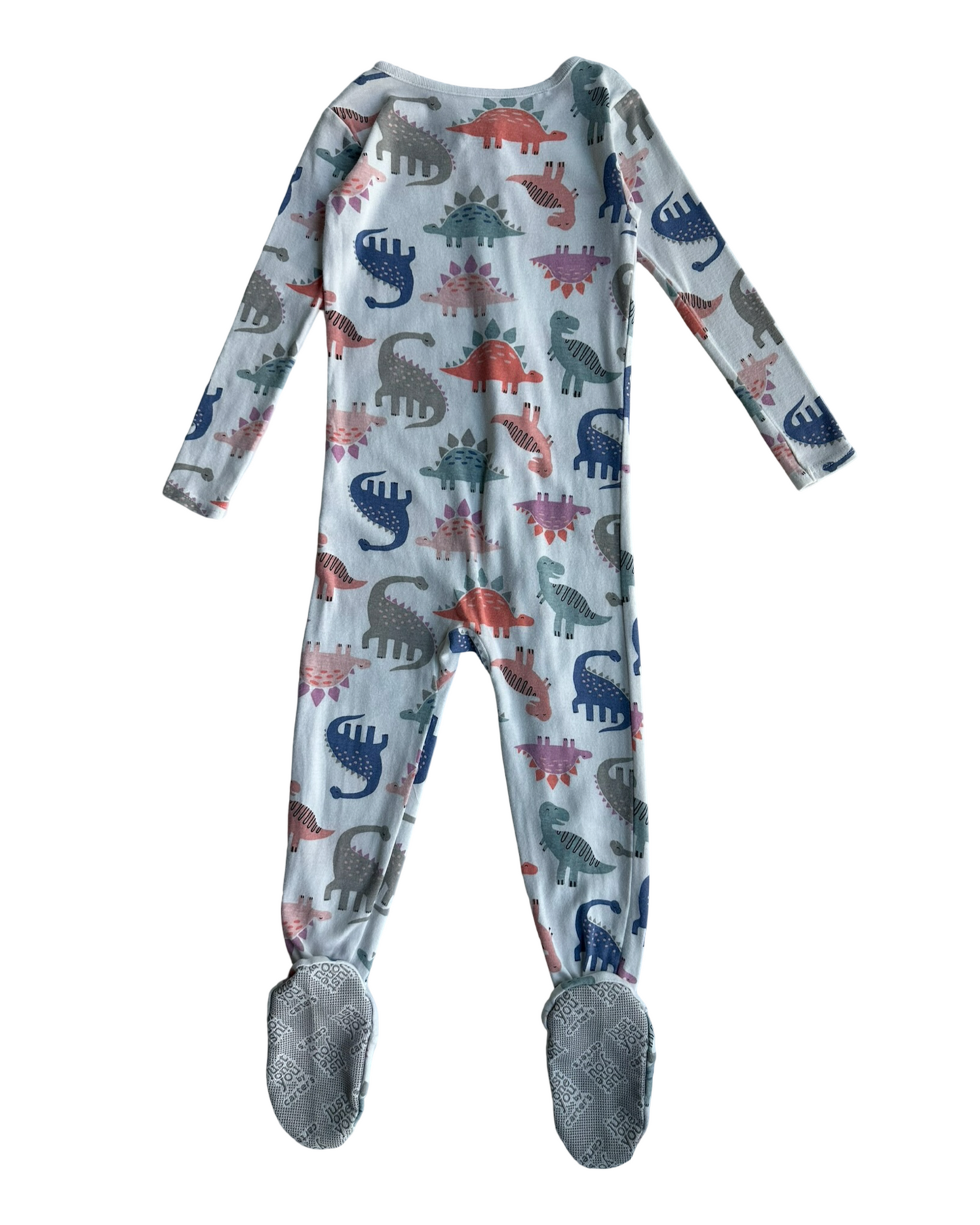 3T Toddler Girls Just One You By Carter’s Dinosaurs 🦕 🦖 Zippered Sleeper PJs