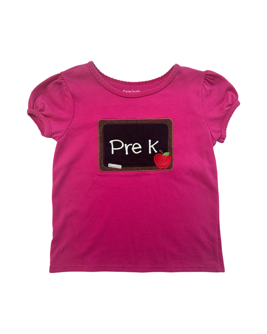 4T Toddlers Girls Garanimals Preschool Short Sleeve T-Shirt Top.