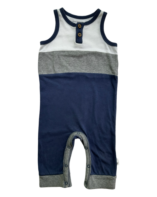 6M-9M Baby Boy Burt’s Bees Baby Organic Coveralls romper