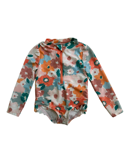 2T Toddler Girls Carter’s Just One Rashguard Swimsuit