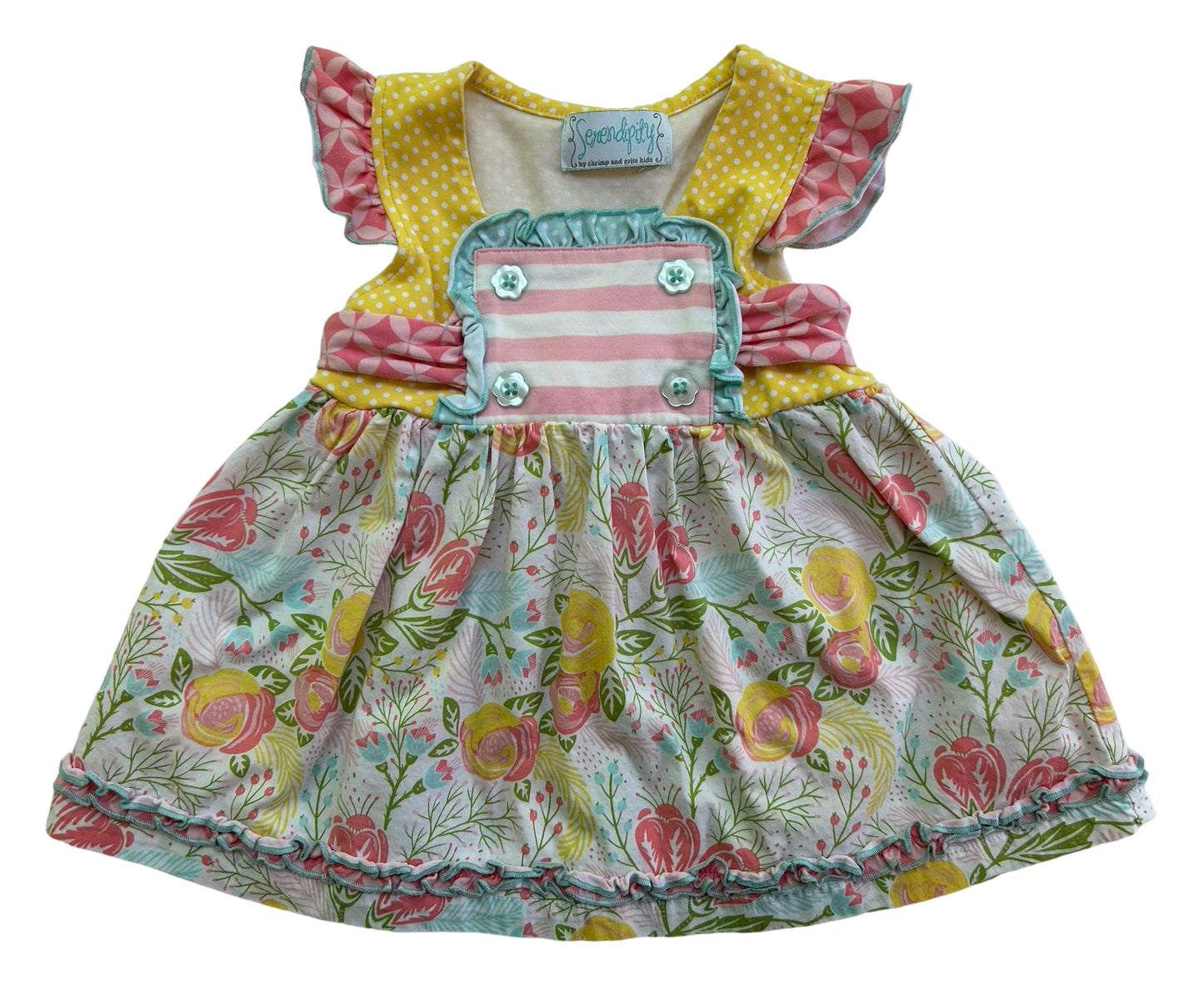 12M-18M Serendipity By Shrimp & Girl’s Kids Floral Set 3 Pieces