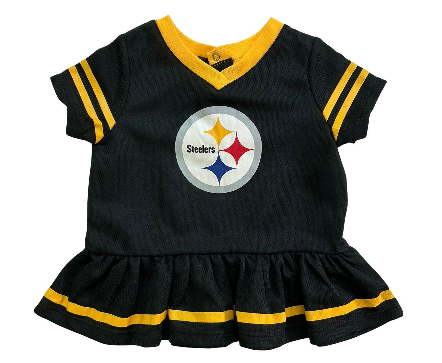 3-6M Pittsburg Steelers Dress And Bloomers Outfit 2 Pieces Set