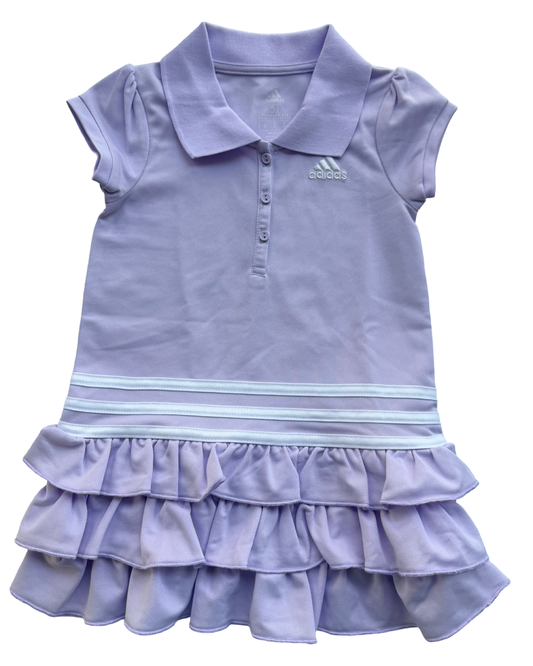3T Toddler Girl Adidas Athletic Lavender Purple Tennis Dress
