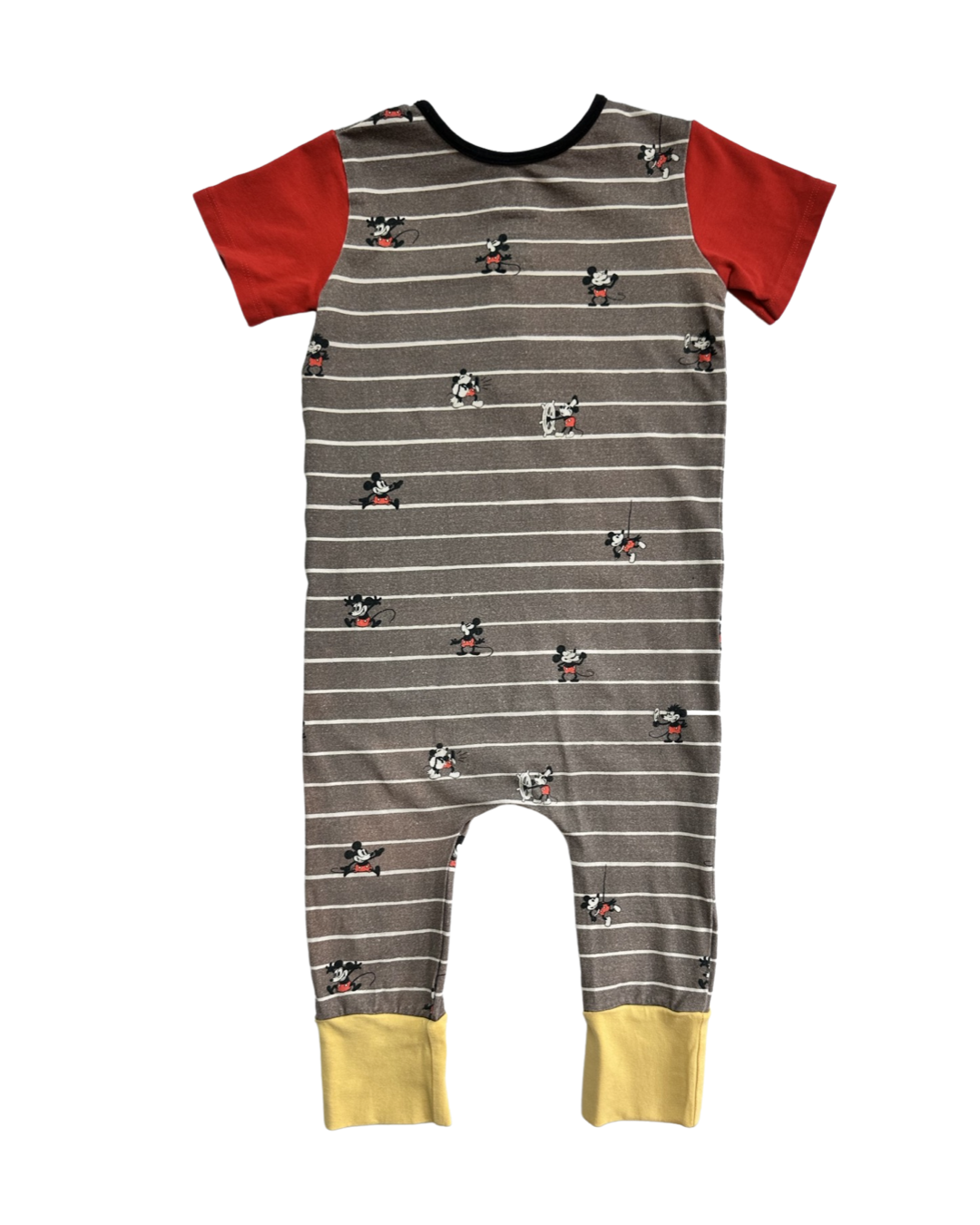 18-24M Baby Boy RAGS to Raches Disney Vintage Mickey Mouse Romper