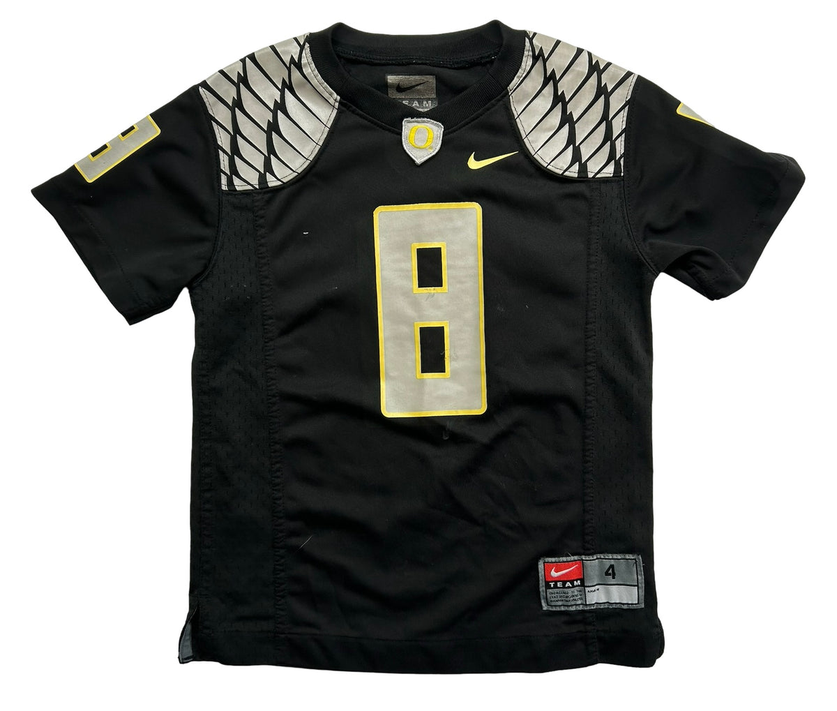 4Y Nike #8 Oregon Ducks Team, Black Jersey Boys.