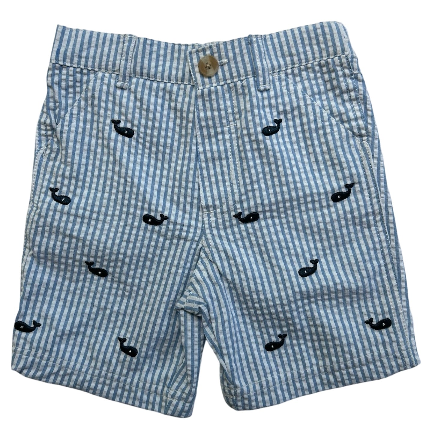 18M Baby Boys Little Me Polo / Short With Embroidered Whales 🐳 🐳 2 Pieces Set