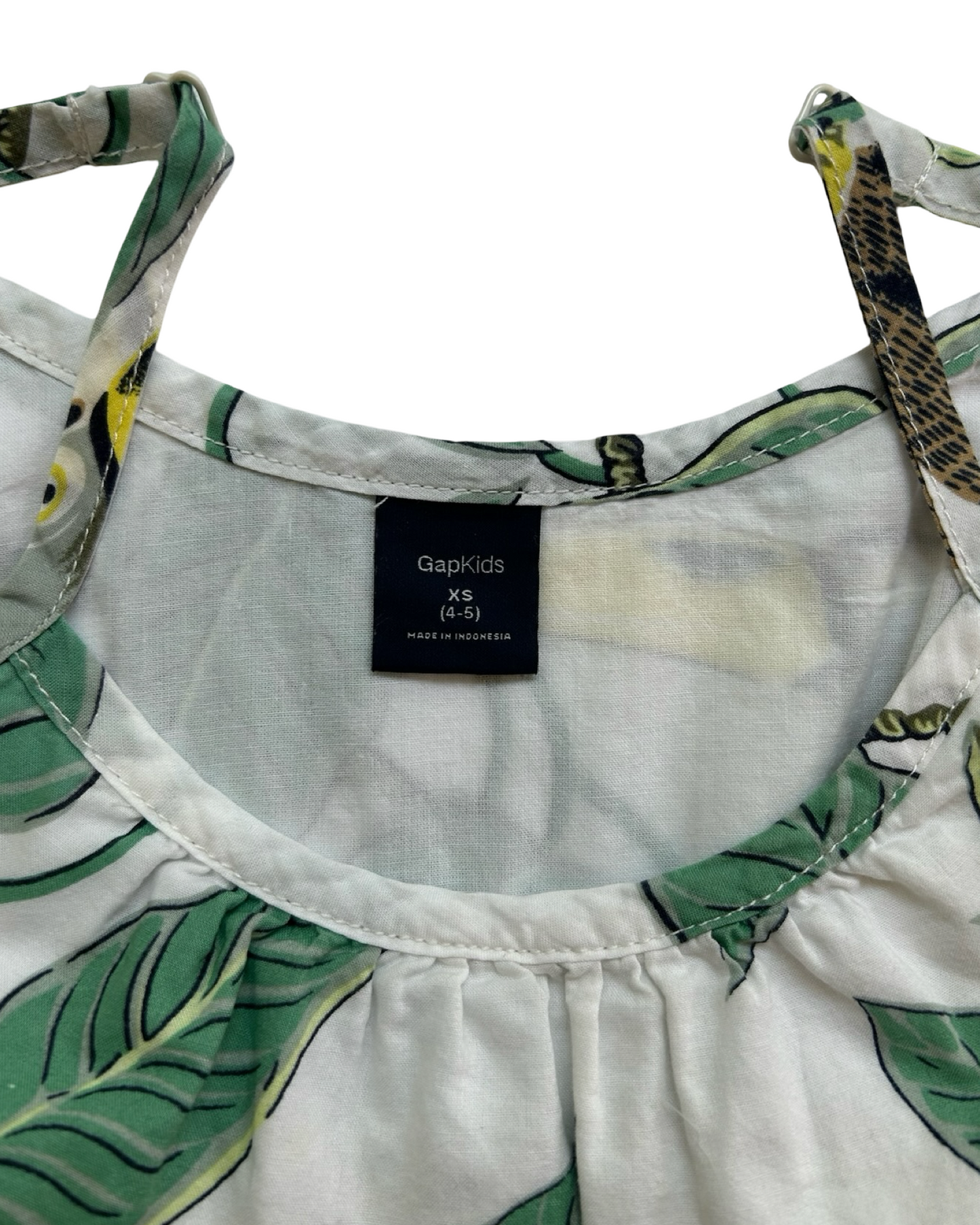 XS 4T-5T Toddler Girls Gap Kids Cotton Summer Sleeveless Dress Tucan .
