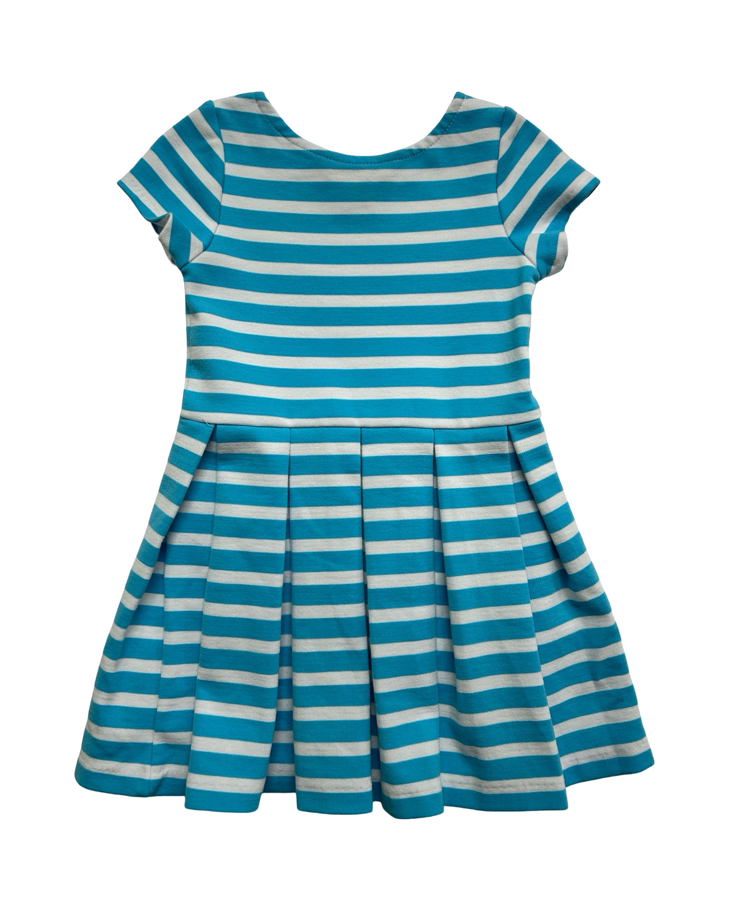 4 Toddlers Girls Polo Ralph Lauren Striped Pleats Dress