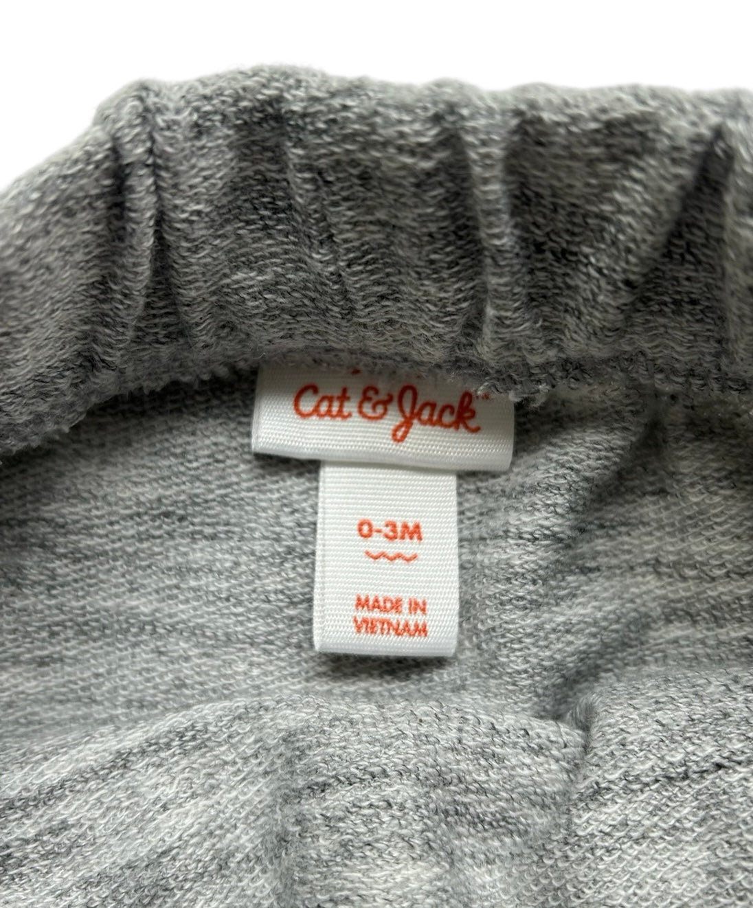 0-3M Baby Boy Cat & Jack Grey Bubble Shorts