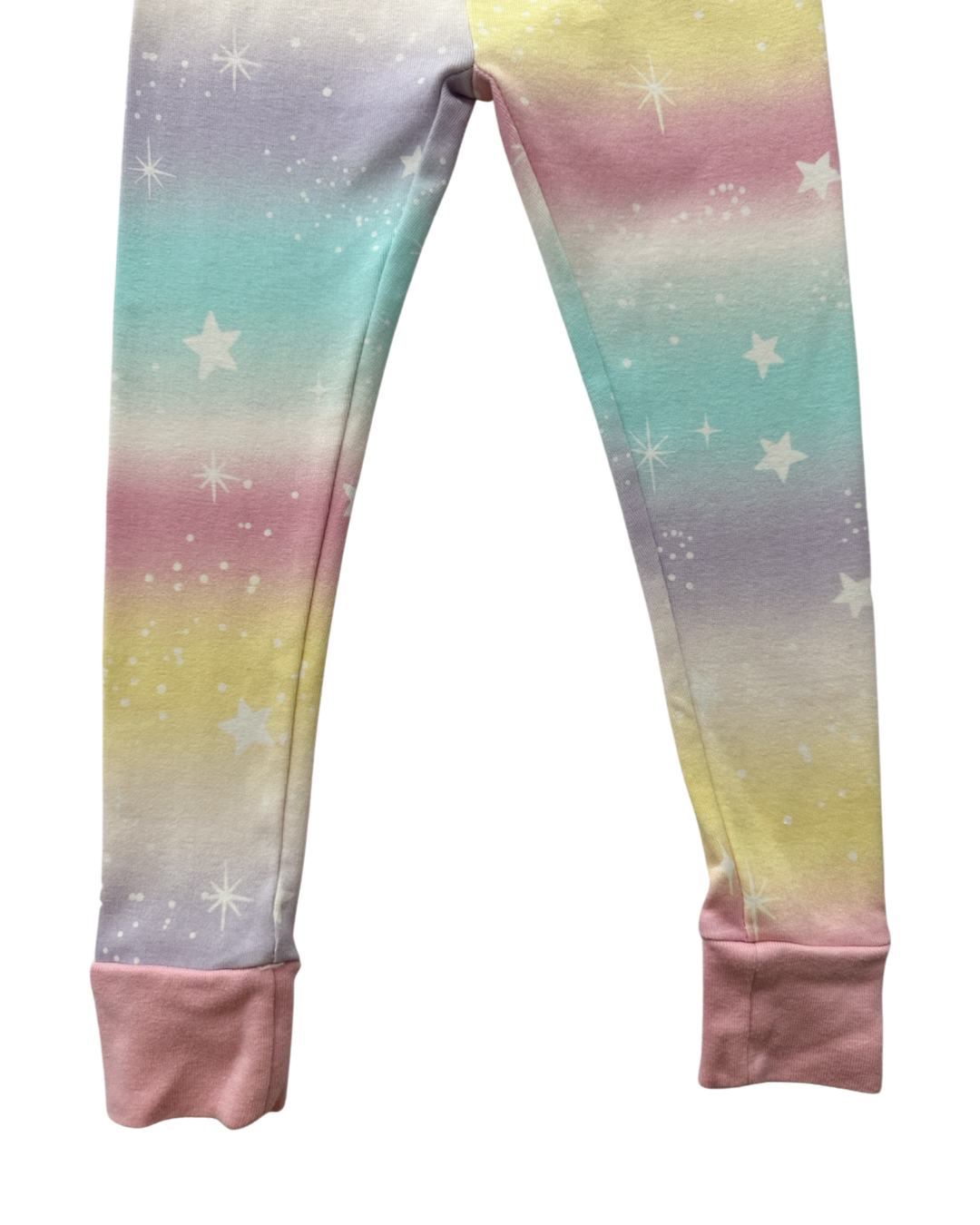 3T Toddler Girl Kirkland Pastel Rainbow 2pc PJs